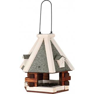Trixie natura bird feeder hanging pine wood ø 36 × 35 cm brown/white