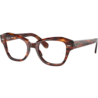 Ray - Ban Unisex RX5486 STATE STREET 2144 Optiske stel Plast Havana Geometrisk