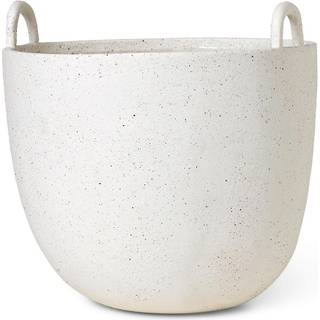 Ferm Living Speckle krukke Ø30 cm Offwhite