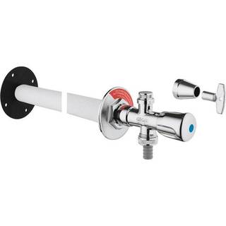 GROHE frostsikker udendørs vægventil med automatisk tømning, vægtykkelse på maks. 170-500 mm, krom