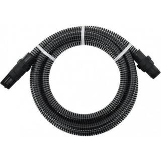 sugeslange med messingkoblinger 1" 4 m PVC grøn