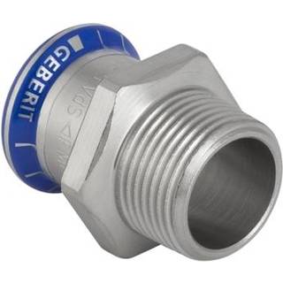 Geberit Mapress overgang rustfri 28x1 med nippel