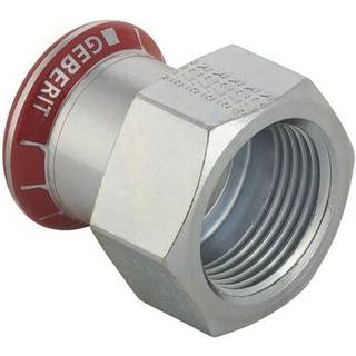Geberit 1551029 Overgangs muffe Inv. gevind, galvaniseret 15 x 15 mm