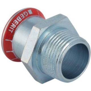 Geberit 1551027 Overgangs muffe UTV. gevind, galvaniseret 54 x 50 mm