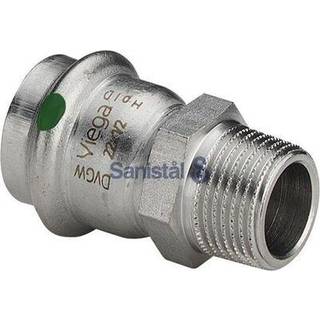 Viega Sanpress Inox overgang 28 mm x 1" rustfrit stål, 436520