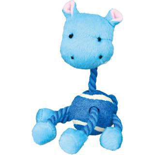 Trixie Figur med ræb, tennis bold og plys 16 cm - assorteret