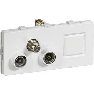 LK antenneudtag TV/R/SAT/RJ45 slutdåse TD372 - HV