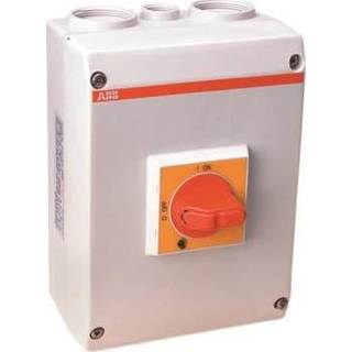 ABB Sikkerhedsafbryder AC23 45A 3-pol+N+J rød gul greb med mere OTP36A3M1