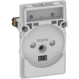 Fuga stikkontakt hospital 2-polet m/jord 1½m
