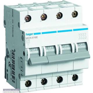 Hager Automatsikring 3P+N 13A B kar