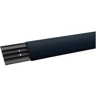 Gulvkanal 18X73 Mm Sort Ral 7021 2 Meter Hager