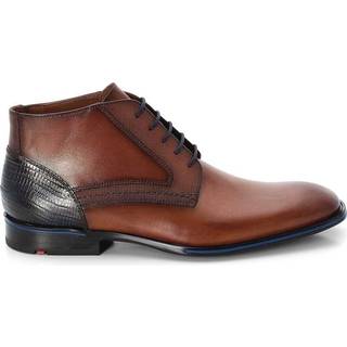 LLOYD Gilmore Cioccolato/midnight (brun/blå) Snørestøvle i blødt kalveskind (UK size 6½) Str. 40
