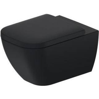 Duravit Toilet w/m 540 mm Happy D.2 Anthracite/Anthracite matt,wd,riml. Großteile