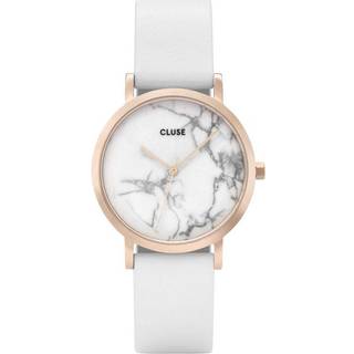 Cluse CL40110 Hvid/Læder Ø33 mm