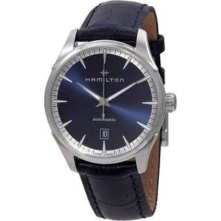 Hamilton Jazzmaster Automatic Blue Dial and Leather Strap Men's Watch H32475640