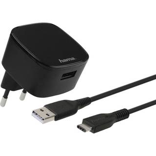 HAMA Lader 220V USB-C Kit Sort