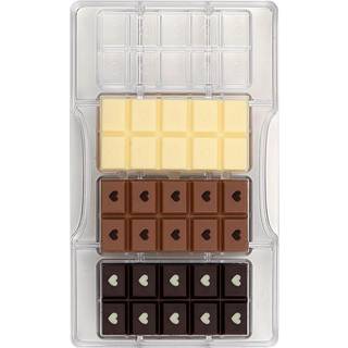 Professionel chokoladeform i polycarbonat - Tablet The Love