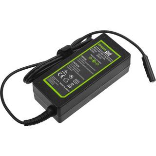 Green Cell Oplader Microsoft Surface RT, RT/2, Pro & Pro 2 48W, 3.6A- Sort