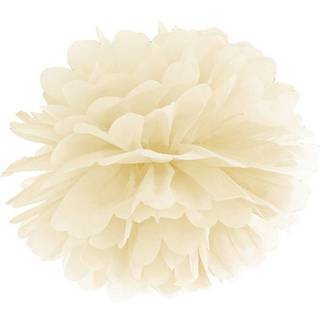 Pom pom creme 25 cm