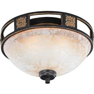 Caecilia loftlampe i antikt design, 33 cm