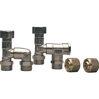 Uponor Fluvia Push 12 Grenrør par, til Push 12
