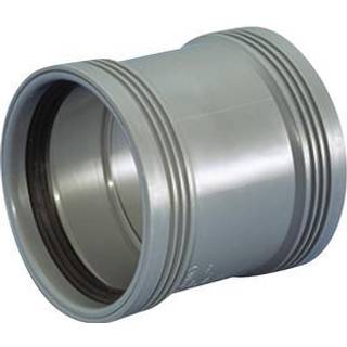 Nicoll HTP dobbeltmuffe, Ø50 mm, grå.
