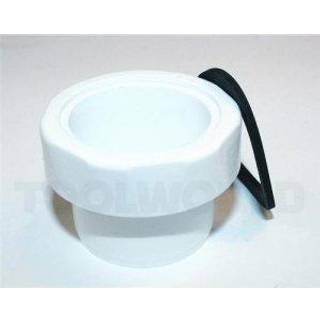 Hvid Purus overgangsmuffe, 1½" - 40 mm