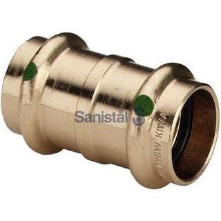 Viega Sanpress muffe 15 mm rødgods