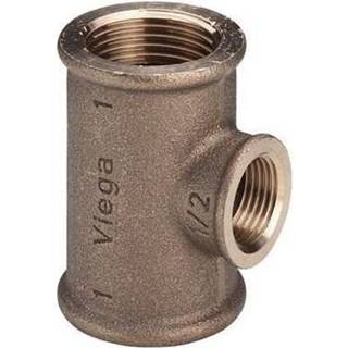Rødgods T-Stykke 3/4X1/2X3/4 Viega