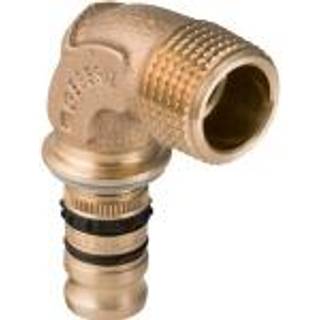 Geberit mepla bøjning 90° med udvendigt gevind: d=20mm, r=1/2