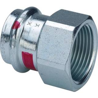 Viega Prestabo overgang 22 x 3/4" muffe/muffe forzinket stål