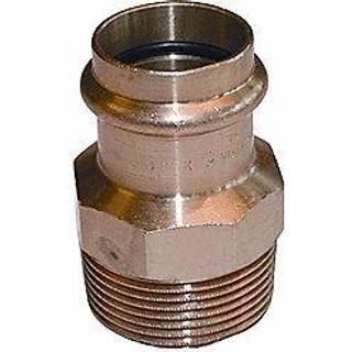 Viega Sanpress overgang 28 x 3/4" muffe/nippel rødgods