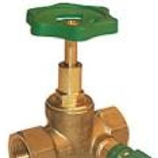 Stopventil med aftap 1/2"