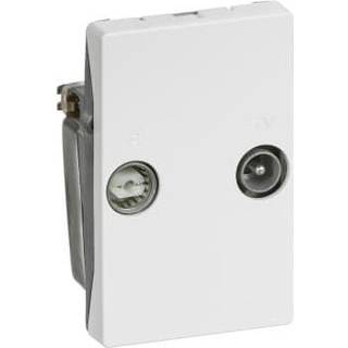 LK FUGA antenneudtag TV og R sløjfedåse T2 TD263E 1½ modul, hvid