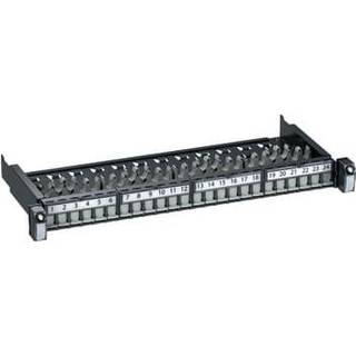 LK Actassi 19" patchpanel kobber S1 24H 1HE adv, koksgrå