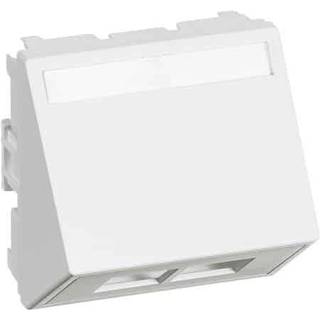 LK UDTAG LK 2XRJ45 T9 CLICLINE HVID 108F6835