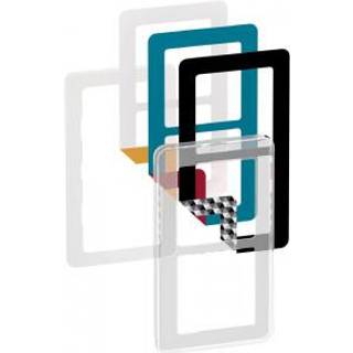 LK Fuga Choice design ramme - 2x1 modul - Transparent