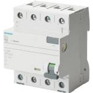 Siemens Rccb 4p korttidsforsinket 63a 30ma 400v