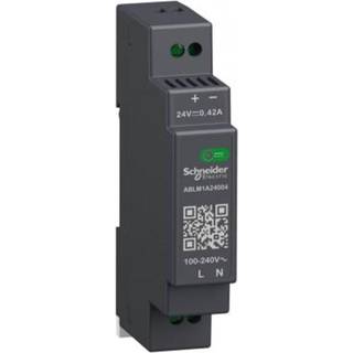 Schneider Modicon strømforsyning til DIN-skinne 24 VDC 10 W-0,4 A udgang og 100-240 VAC 1-faset forsyning