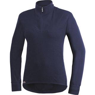 Woolpower Zip Turtleneck 400 Longsleeve størrelse 3XL farve blå
