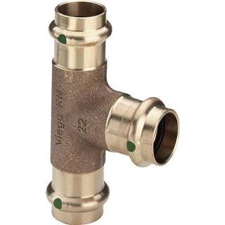 Viega Sanpress T-stykke 22 x 15 x 15 mm rødgods