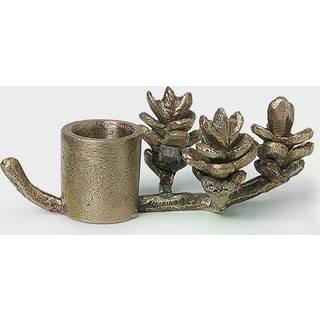 Ferm Living Forest lysestage 6 cm Sort messing