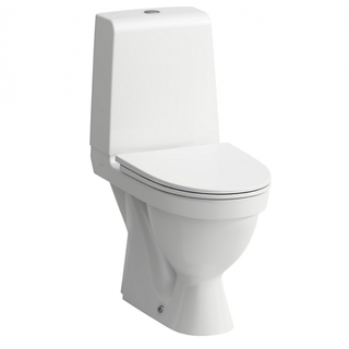 Laufen Kompas E toilet med skjult S-lås, åben skyllerende samt LCC og ekskl. multikvik