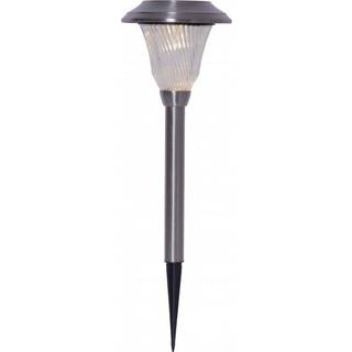 Star Trading - Solar Cell Lighting - Solar Cell Roller Barcelona - Silver - 41 cm