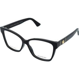 Gucci Kvinde GG0634O 002 Optiske stel Injiceret Havana Transparent Cat Eye