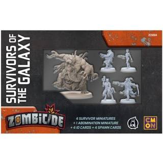 Cmon Zombicid Invader Survivors fra Galaxy Box Set - Unite Alien Races for at m?de Xenos -truslen! Kooperativ strategispil med bordplade miniatyr