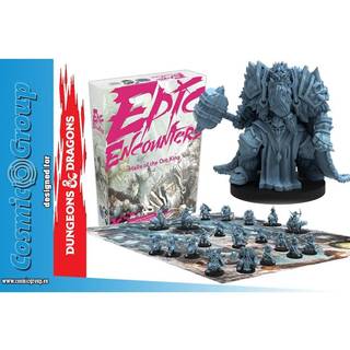 Steamforged Games Epic Encounters: Hall of the Orc King - RPG Fantasy -rollespil -bordplade med 20 ORC -miniatyrer Dobbeltsidet spilm?tte & Game
