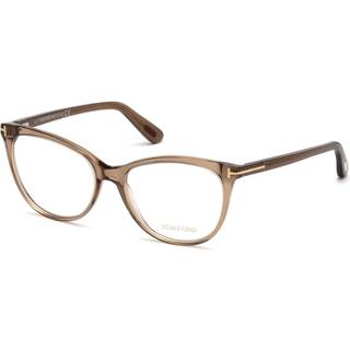 TOM FORD Kvinde FT5513 45 Optiske stel Acetat Brun Geometrisk Normal