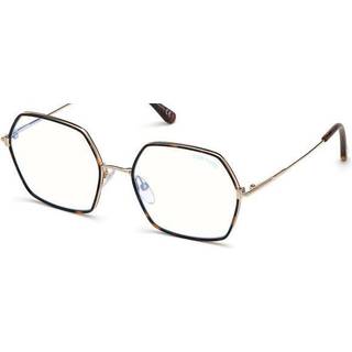 TOM FORD Kvinde FT5615-B 52 Optiske stel Metal Havana Geometrisk Normal Blåt anti -lys - til pc
