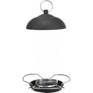 Trixie Food dispenser metal 560 ml/ø 10 × 20 cm black